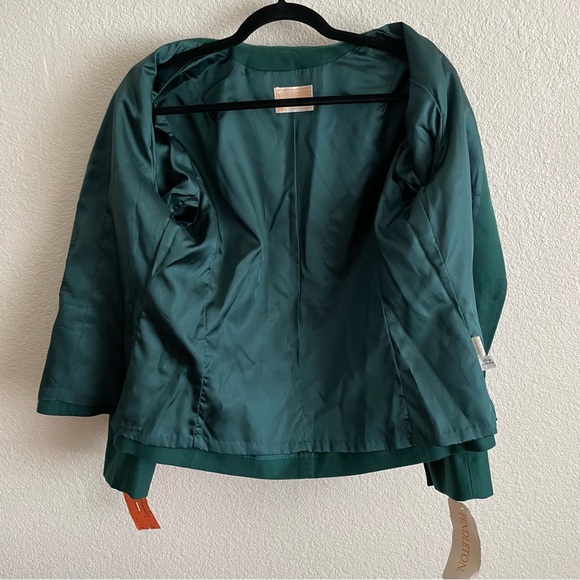 NWT Vintage Pendleton Women’s Blazer Coat 100% Virgin Wool Forest Green Size 16 - Picture 7 of 11